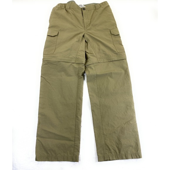 Columbia Men's Crested Butte Convertible Ripstop Brown Cargo Pants Medium X32 - Picture 1 of 12